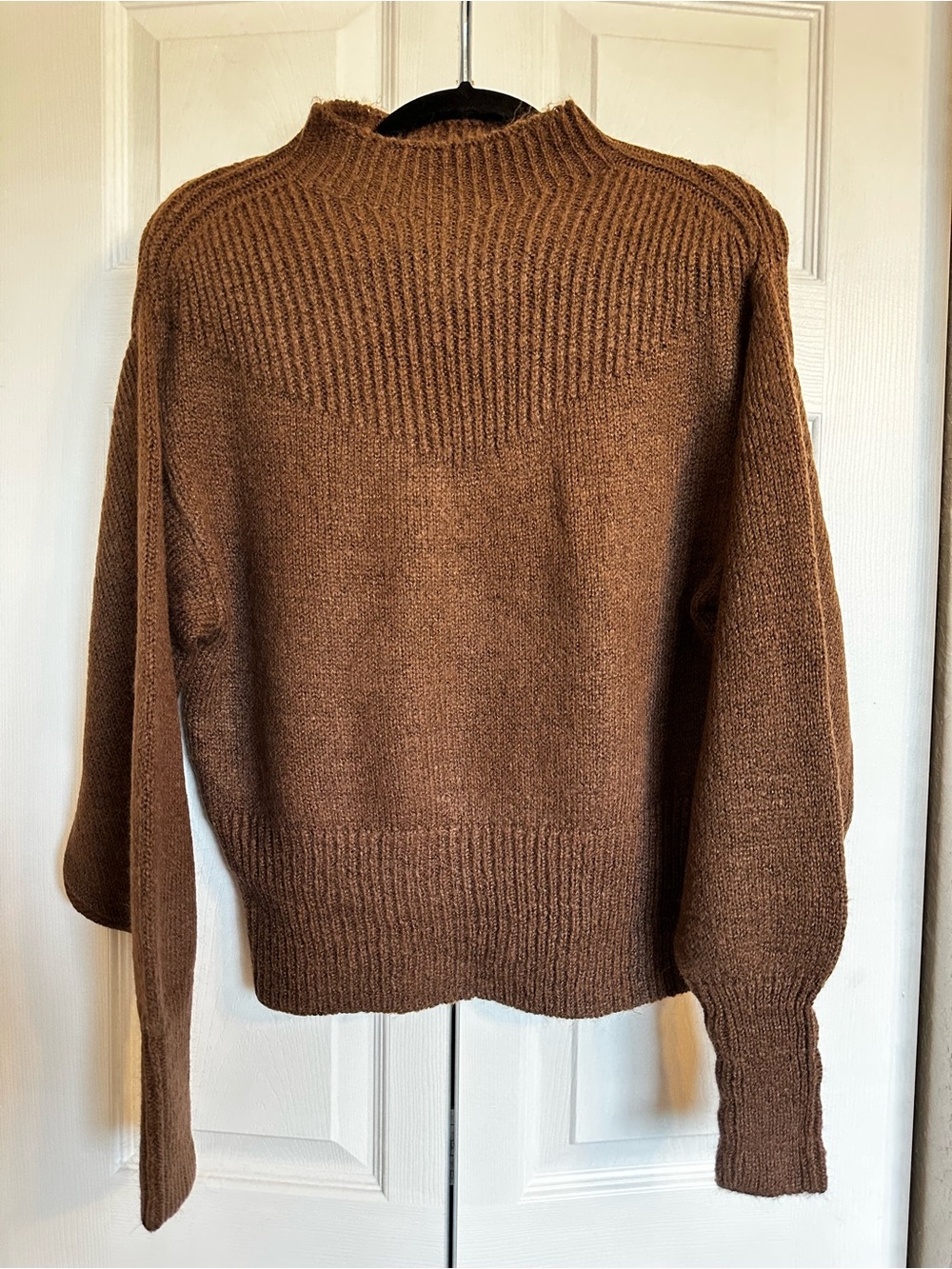 Zenana Cozy Brown Women's Knit Sweater